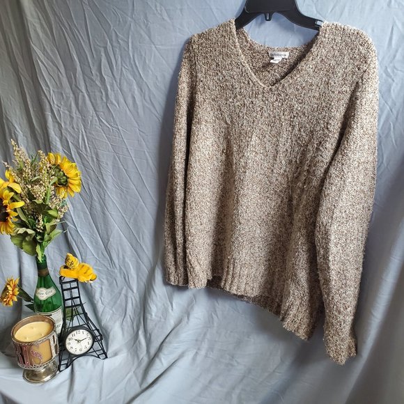 croft & barrow Sweaters - Croft and Barrow Heavy warm v-neck sweater